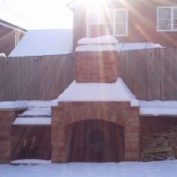 Finished bbq in winter