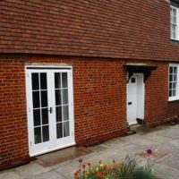 completed brickwork